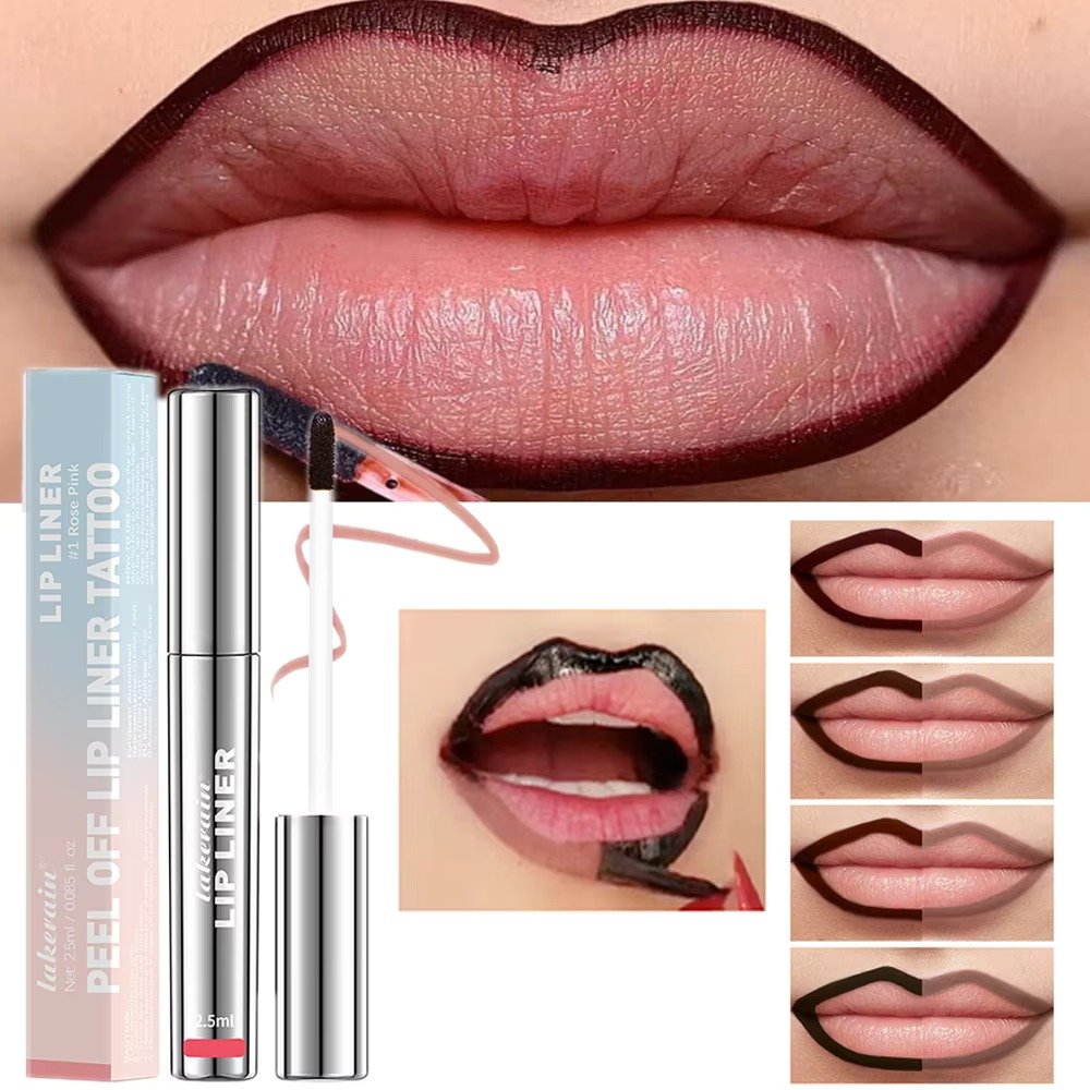 Peel off lip liner